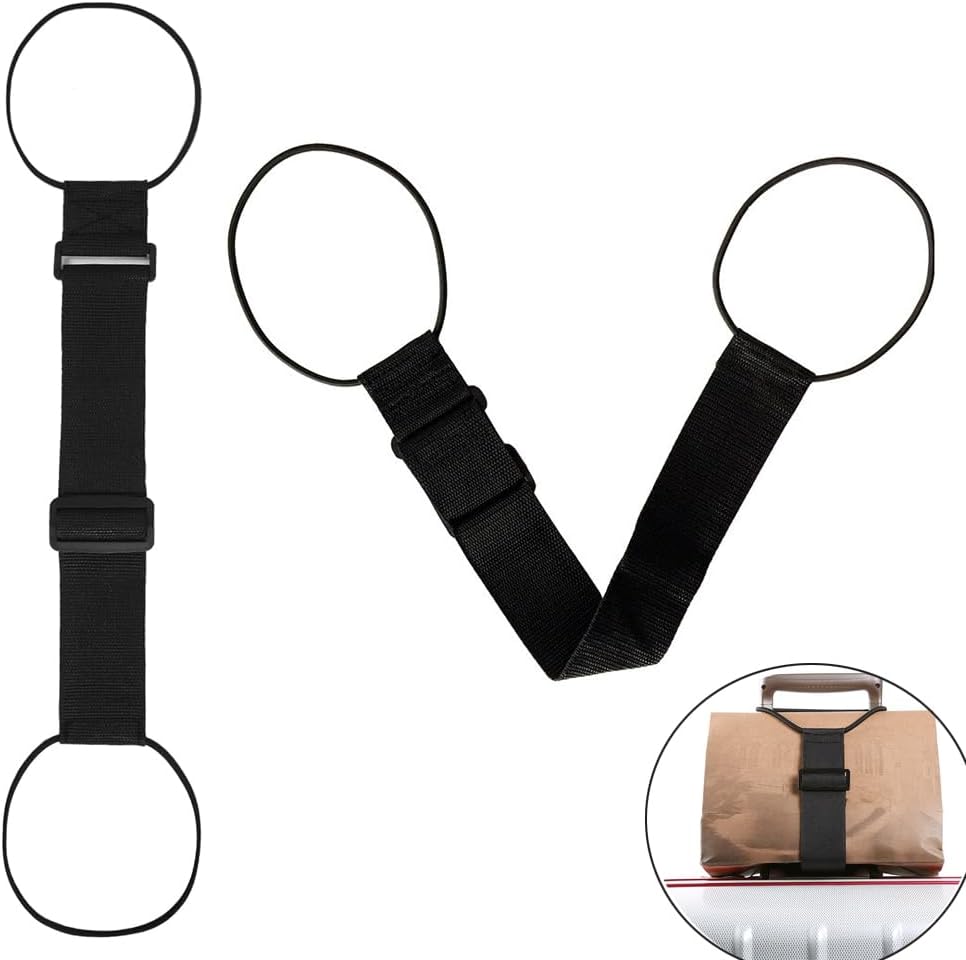 2 Pack Luggage Straps for Added Bags