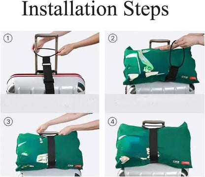 2 Pack Luggage Straps for Added Bags