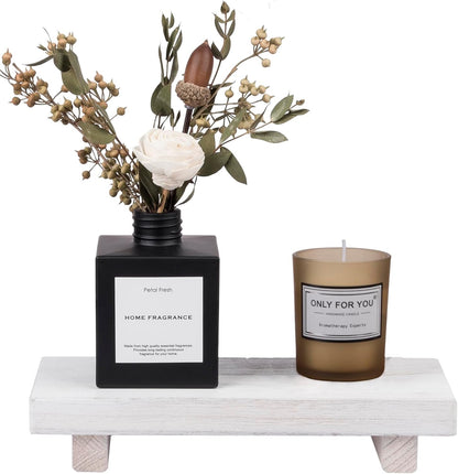 Small Wood Tray Pedestal Stand