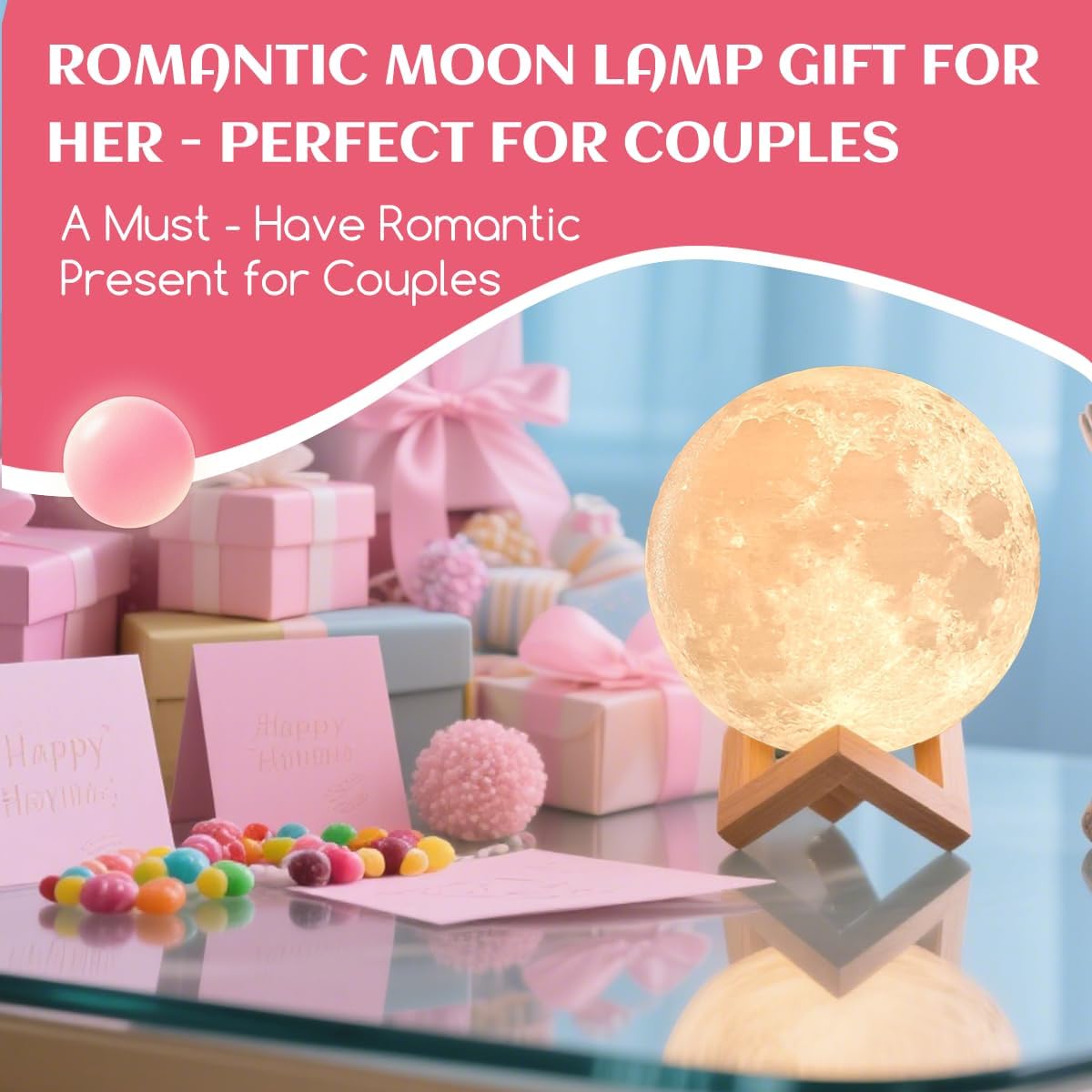 Moon Lamp Upgrade Diameter 6 Inch