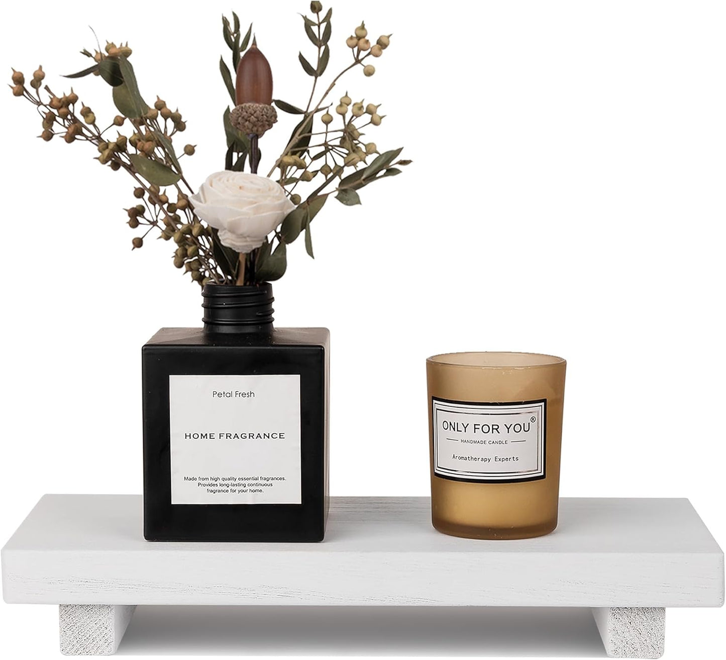 Small Wood Tray Pedestal Stand