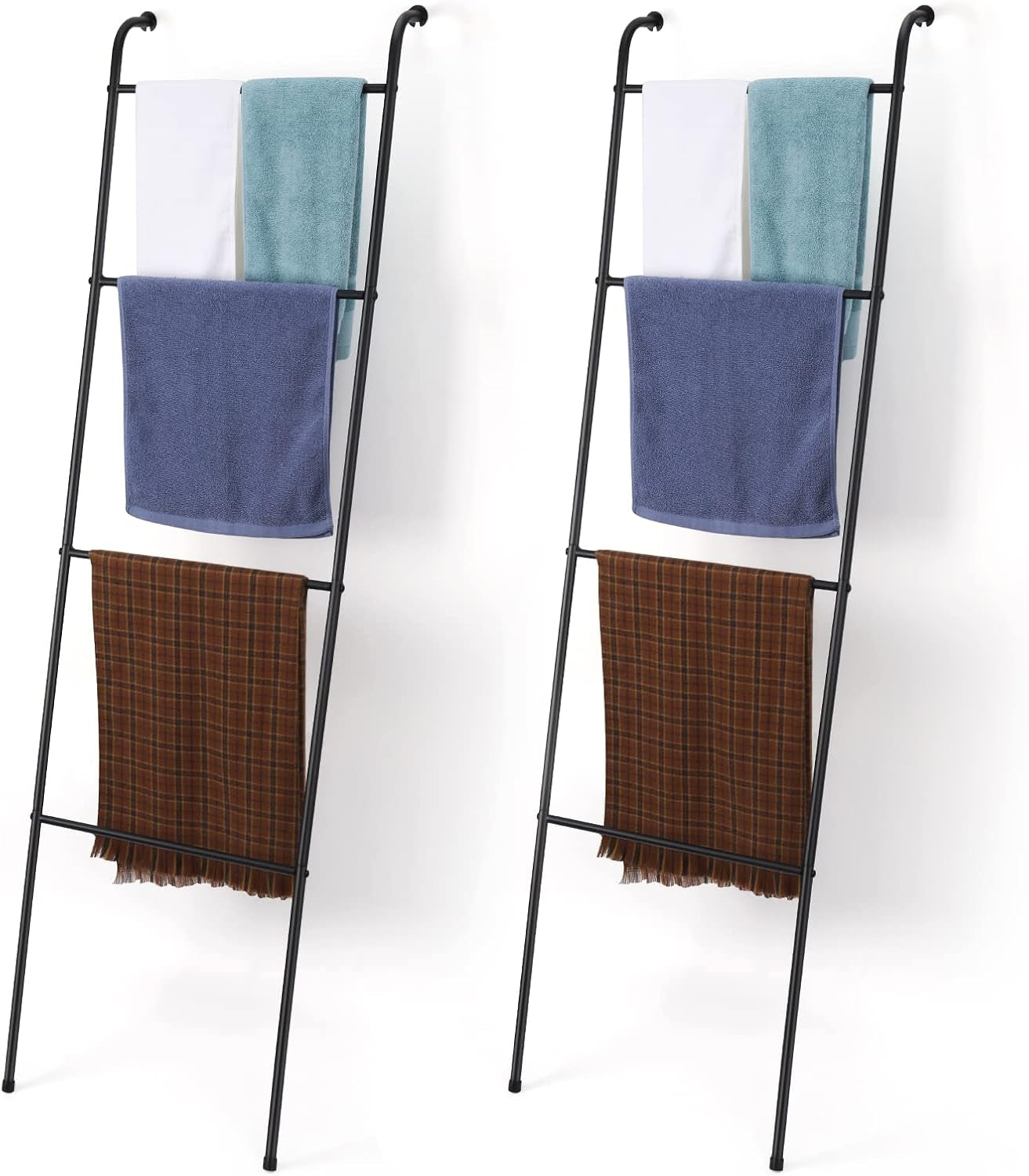 Blanket Ladder Decorative Towel Rack Holder for Bathroom