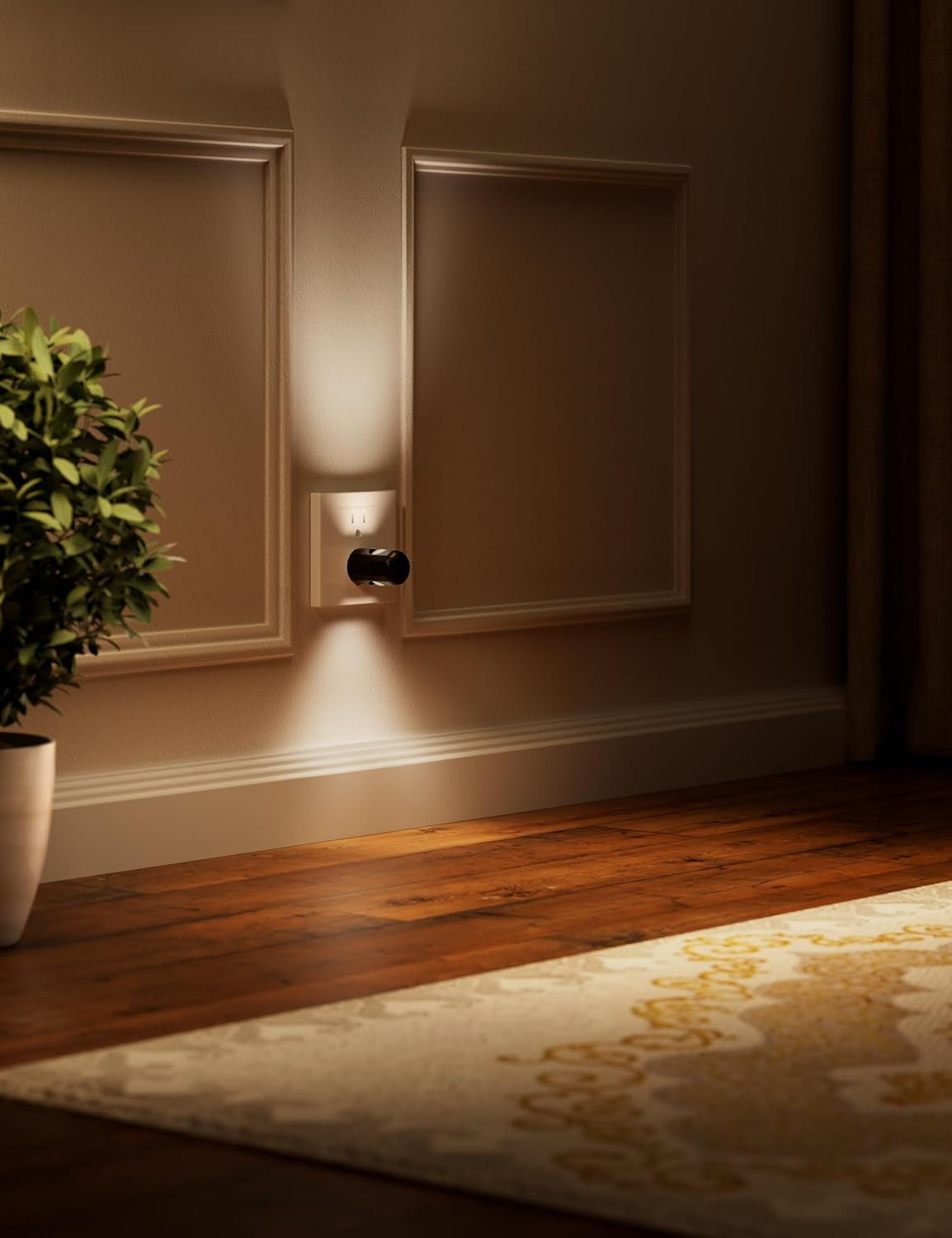 6 Pack LED Plugin Night Lights with Dusk to Dawn Sensor